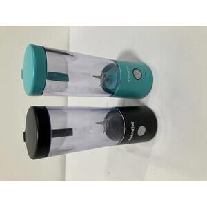 BlendJet 2 Portable Blenders - Set of 2 (Black & Teal)